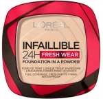 Kompaktinė pudra L&rsquo;Or&eacute;al Paris Infallible 24H Fresh Wear, 20 ivory, 9 g