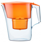 Vandens filtravimo indas Aquaphor Time, 2.5 l, skaidri sp./oranžinė sp.