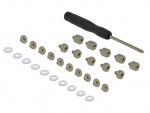 Varžtas Delock Hard Drive Mounting Kit, 50 g, sidabro sp.