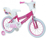 Vaiki&scaron;kas dviratis Huffy Disney Princess 21851W, balta sp./rožinė sp., 16"