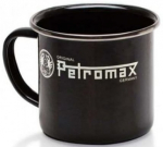 Puodelis Petromax Enamel Mug, nerūdijantysis plienas, 9.1 cm, 0.36 l, juoda sp.