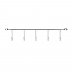 Sieninė drabužių kabykla Domoletti JB404C-CR/N, chromo