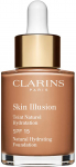 Skystas makiažo pagrindas Clarins Skin Illusion Natural Hydrating Foundation, 112.3 sandalwood, 30 ml
