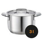 Puodas Fiskars All Steel 1064751, 18 cm, 3 l, nerūdijančiojo plieno sp.