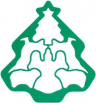 Formelė sausainiams Tescoma Delicia 630899, žalia sp.