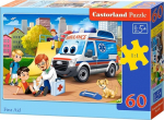 Dėlionė Castorland First Aid 341387, 23 cm x 32 cm, 60 vnt., įvairių spalvų