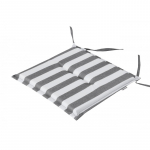 Lauko kėdės pagalvėlė Hobbygarden Frog FROPBP8, balta sp./pilka sp., 45 x 45 cm