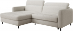 Kampinė sofa Gomsi Royal 01, balta sp., kairinė, 160 x 228 cm x 100 cm