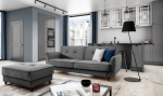 Sofa Bellis Nube 4, pilka sp., 90 x 220 cm x 83 cm