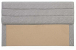 Lovos galvūgalis Kalune Design Motya 160, 7 cm x 97 cm, 160 cm, pilka sp.