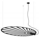 &Scaron;viestuvas kabinamas Thoro Lighting Lehdet TH.001CZ, E27, 1 x 60 W, juoda sp.