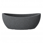 Gėlių vazonas Scheurich Schwarz-Granit 55371, plastikinis, 58 cm x 24 cm, &Oslash; 58 cm, tamsiai pilka sp.
