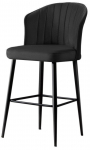 Kėdžių rinkinys Kalune Design Rubi 107BCK1124, juoda sp., 42 cm x 52 cm x 97 cm, 4 vnt.