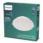 &Scaron;viestuvas įleidžiamas Philips Meson, 3000&deg;K, LED, balta sp.