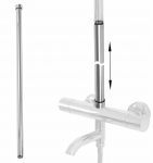 Prailginimo adapteris vonios - du&scaron;o komplektui Rea, chromo sp.