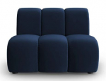 Modulinė sofa Micadoni Home Lupine Velvet, tamsiai mėlyna sp., 90 x 87 cm x 70 cm