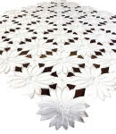 Staltiesė kvadratinė OH-179-A, balta, 60 x 60 cm