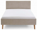 Lova dvigulė Kreta, 180 x 200 cm, &scaron;viesiai ruda sp., be čiužinio