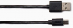 Kabelis Bullet B_USB20_N USB, Micro USB, 2 m, juoda sp.