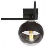 &Scaron;viestuvas lubų Emibig Imago 1G, E14, 1 x 10 W, skaidri sp./juoda sp.