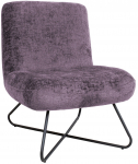 Krėslas Home4you Farica, bordo sp., 74 cm x 65 cm x 84 cm