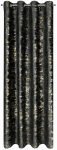 Naktinė užuolaida Tami, aukso sp./juoda sp./plieno sp., 140 cm x 250 cm