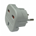 Maitinimo ki&scaron;tuko adapteris CP UK1, Europlug/UK Plug, balta sp.