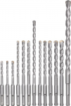 Grąžtų komplektas Einhell, medienai/metalas/plastikas, sraigtinis, sds plus, 1 mm x 26 cm