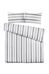 Patalynės užvalkalų komplektas Kenda Sand Pina 125, balta sp./pilka sp., 60 x 70 cm, 240 x 240 cm
