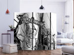 &Scaron;irma Artgeist Saxophone Recital On Broadway II Paraventtc1845, įvairių spalvų, 225 cm x 172 cm