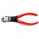 Elektronikos galinių dalių pjovimo žnyplės elektromechanikai Knipex 67 01 140, 140 mm