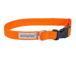 Antkaklis &scaron;unims Amiplay Samba, oranžinė, 180 - 300 mm x 10 mm, XS