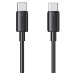 Laidas Usams SJ711USB01 USB Type-C, USB Type C, 1 m, juoda sp.