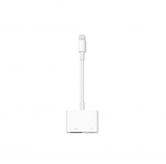 Adapteris Apple MW2P3ZM/A HDMI A Female (moteri&scaron;ka), Lightning Male (vyri&scaron;ka), 0.1 m, balta sp.