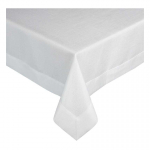 Staltiesė stačiakampė Anabel, balta sp., 70 x 150 cm
