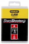 Kabės Stanley TRA204-5T, 6 mm, 5000 vnt.