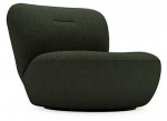 Krėslas Polak Meble Marlie Sorriso, tamsiai žalia sp., 85 cm x 82 cm x 69 cm