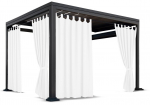 Pavėsinės užuolaida ZMOS-10, 155 x 210 cm, balta sp.