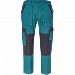 Darbo kelnės vyrams Cerva Max Summer, juoda sp./žalia sp., 48 dydis