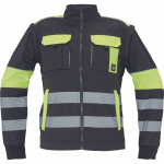 Darbinis &scaron;varkas vyrams Cerva Max Vivo RFLX, juoda sp./geltona sp., 48 dydis