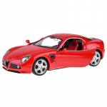 Žaislinis automobilis MSZ Alfa Romeo 8C Competizione ZA4607, raudona sp.
