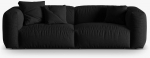 Modulinė sofa Micadoni Martina, juoda sp., 240 x 106 cm x 75 cm