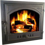 Židinio durelės, židiniams ir krosnelėms Metnetus, 0.495 cm x 0.495 cm, 1 cm, ketus, juoda sp.