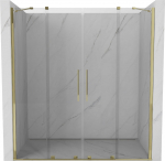 Du&scaron;o durys Mexen Velar Duo, 180 cm x 200 cm, aukso sp./grūdintas