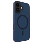 Telefono dėklas Evelatus Silicone Case with MagSafe, Apple iPhone 16, tamsiai mėlyna (navy) sp.