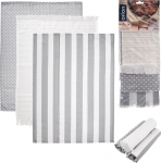 &Scaron;luostė, universali Orion, balta sp./pilka sp., medvilnė, 3 vnt.