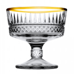 Ledainė, rinkinys Pasabahce Elysia Gold, 250 ml, &Oslash; 10 cm, skaidri sp./aukso sp., stiklas