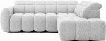 Kampinė sofa Falconn Coralline 01, pilka sp., de&scaron;ininė, 208 x 258 cm x 107 cm