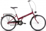 Dviratis sulankstomas Romet Jubilat, 24 ", 15" rėmas, bordo sp.