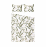 Patalynės užvalkalų komplektas Domoletti Percale Palm Poetry, žalia sp., 50 x 70 cm, 200 x 220 cm, 3 d.